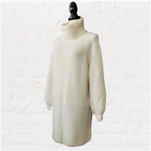 12th Tribe Beau Cream Sweater Dress M/L BNWT - Picture 7 of 7